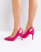 Ted Baker Jesamin Pink Suede Bow Cutout Pumps - Pink