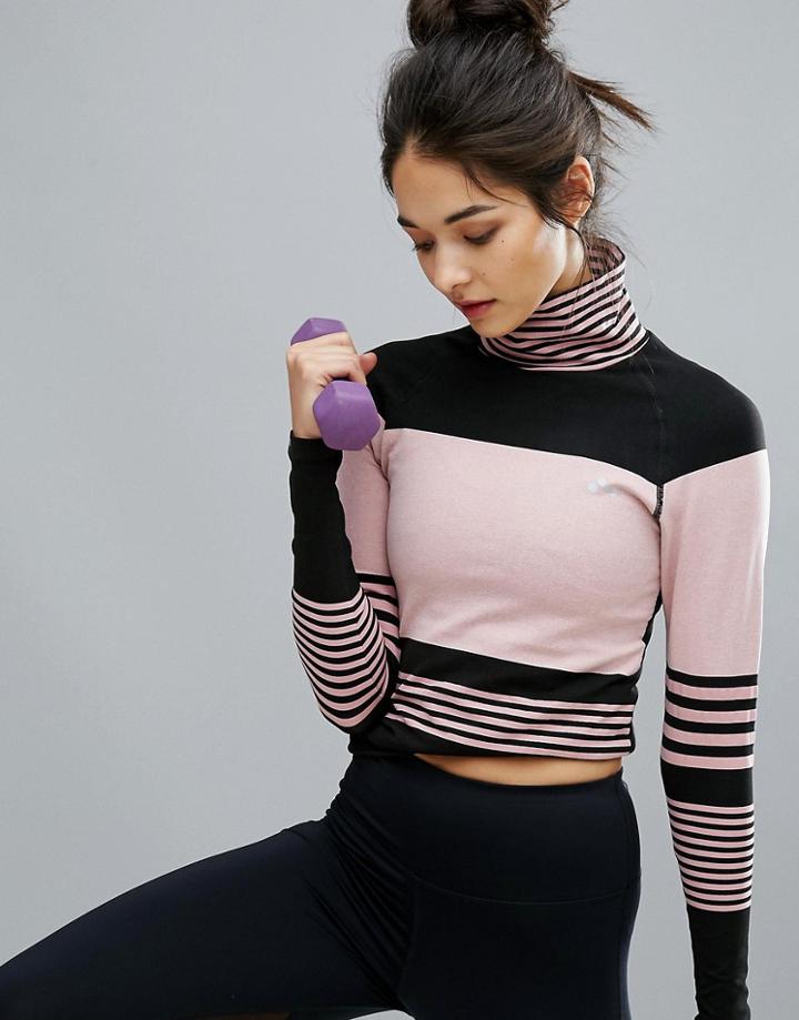 Only Play Long Sleeve Seamless Tee - Black