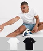 Asos 4505 Icon Training T-shirt With Quick Dry 2 Pack Save-multi
