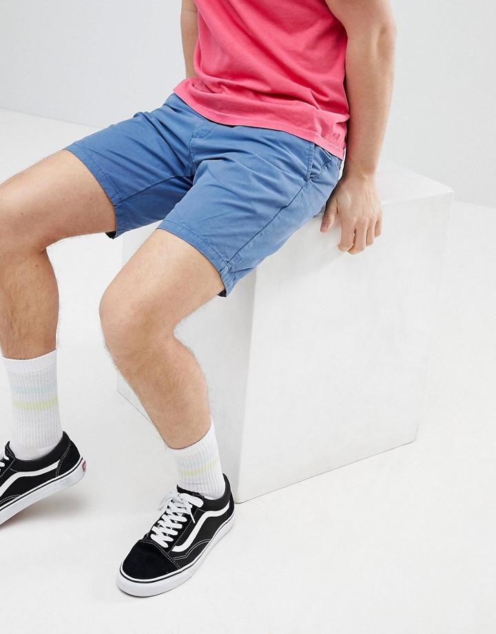 Carhartt Wip John Short In Regular Fit In Blue - Navy