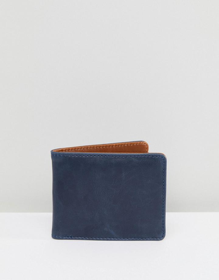 Stradivarius Wallet In Navy - Navy
