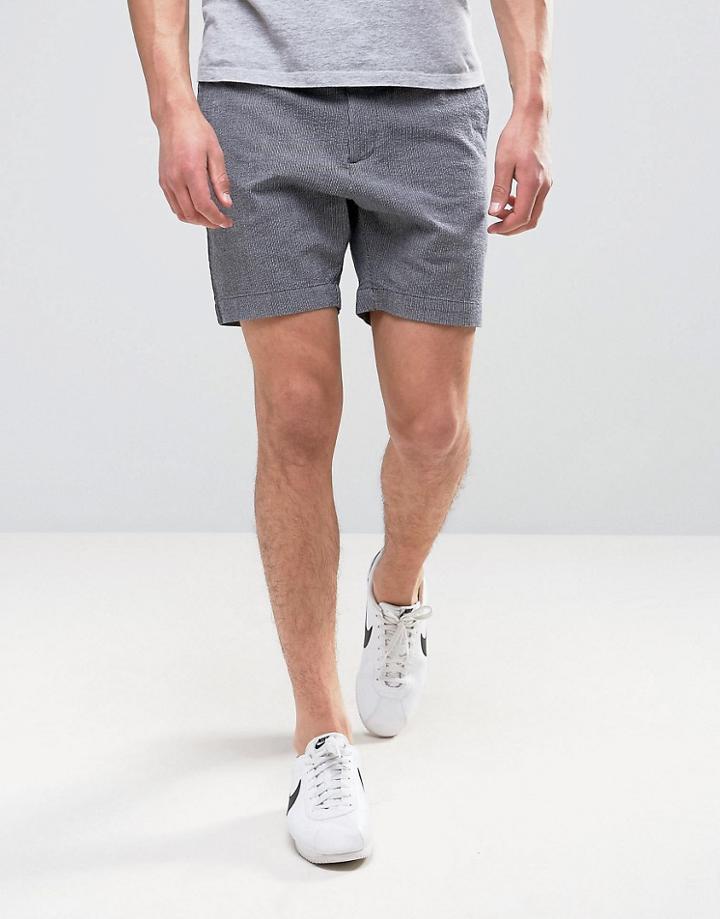 Selected Homme Stripe Short - Navy