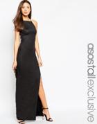 Asos Tall 90's Halter Maxi Dress - Black