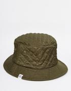 Herschel Supply Co Lake Quilted Bucket Hat - Green