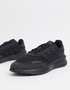 Adidas Originals Retroset Sneakers In Triple Black