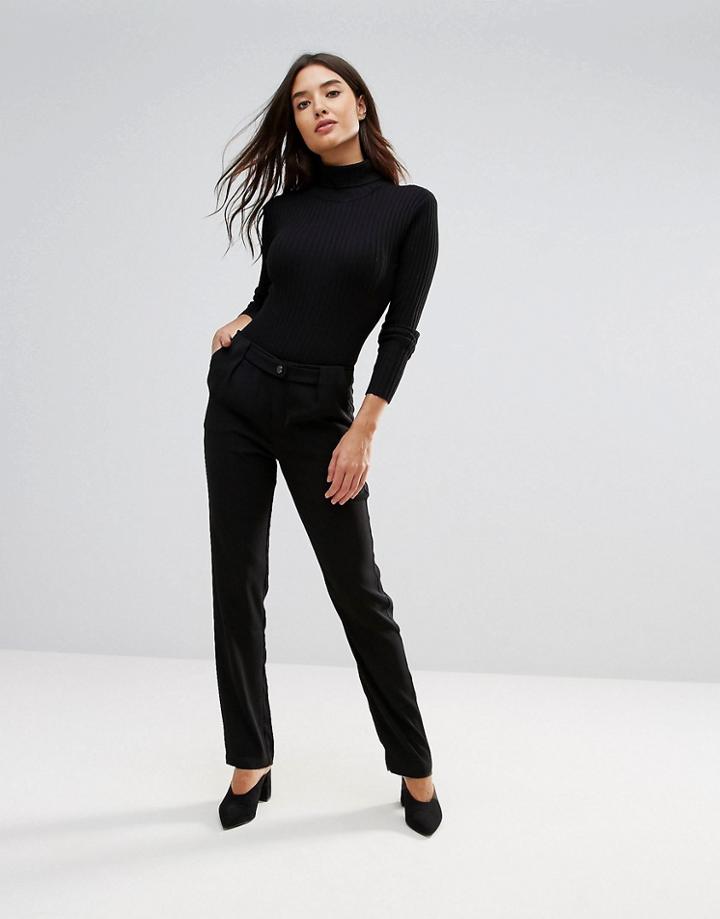 Lavand Slim Pants - Black