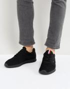 Tommy Hilfiger Tobias Knit Sneakers In Black - Black