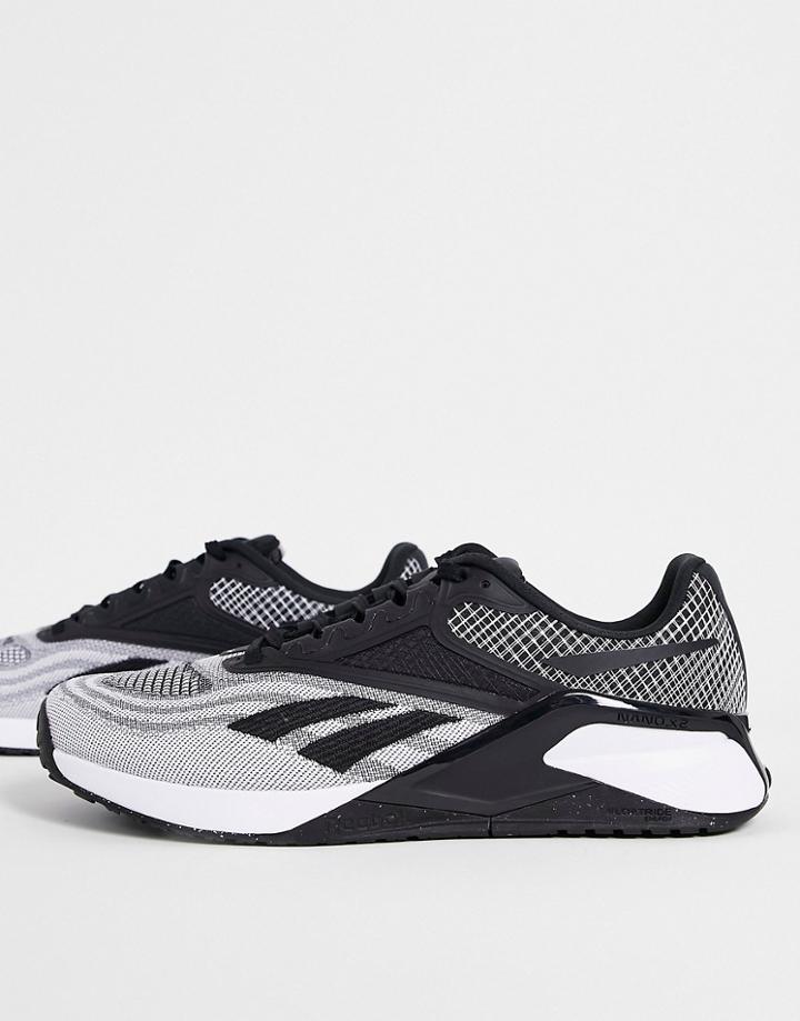 Reebok Training Nano X2 Sneakers In Black And White