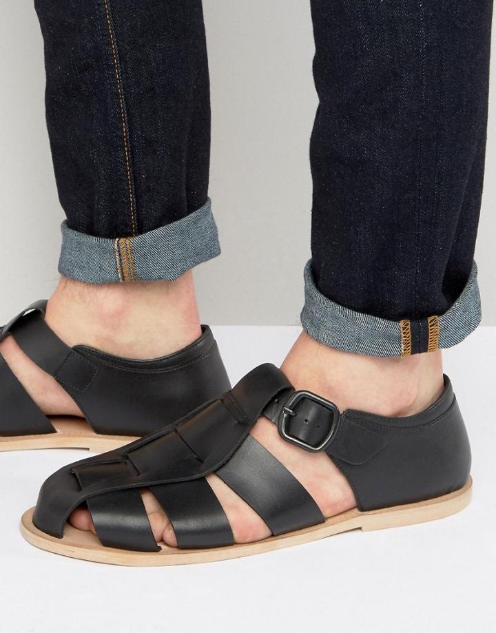 Dead Vintage Gladtiator Sandals - Black