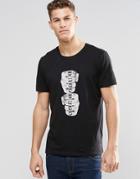 Hugo By Hugo Boss T-shirt With Fist Print - Black