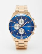 Sekonda Watch In Rose Gold Stainless Steel - Gold