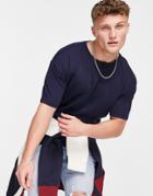 New Look Oversized T-shirt In Navy