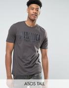 Asos Tall Metallica Relaxed Band T-shirt With Matte Print - Black