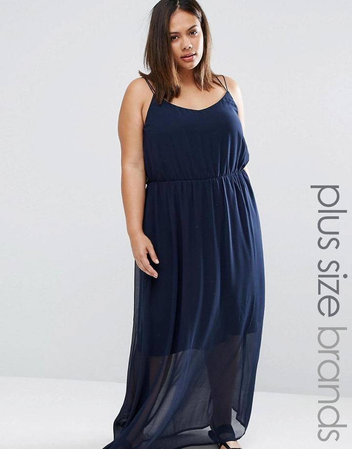 Junarose Abila Maxi Dress - Navy