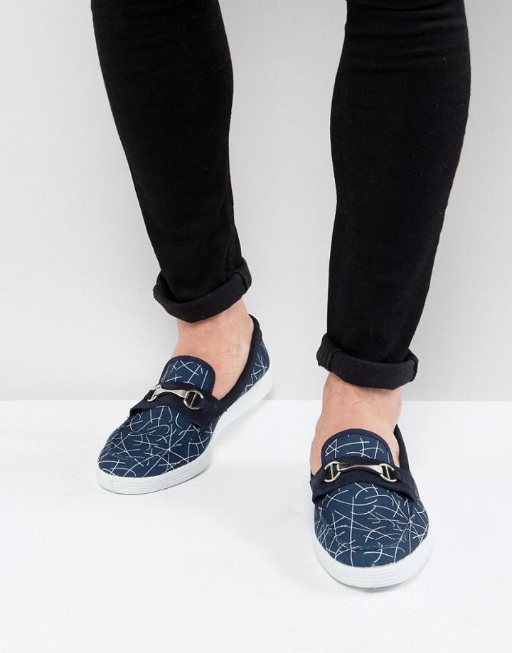 Religion Charlie Kriss Loafers - Blue