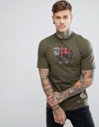 Columbia Check The Buffalo Ii T-shirt In Green - Green