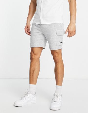 Marshall Artist Siren Cargo Shorts In Gray