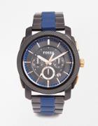 Fossil Machine Watch Fs5164 - Blue