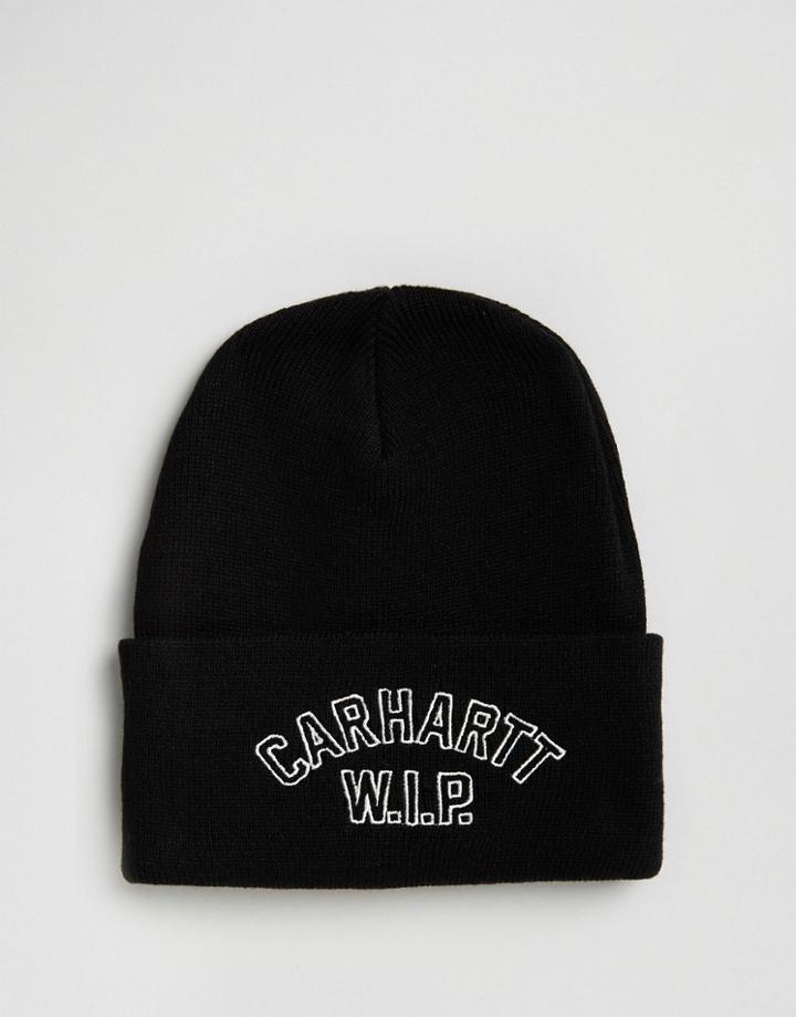 Carhartt Wip Beanie Uss Script - Black