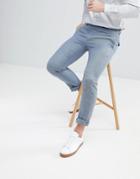 Asos Wedding Skinny Suit Pants In Airforce Blue Micro Texture - Blue