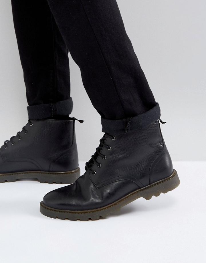 Kg By Kurt Geiger Lace Up Boots - Black