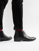 Base London Croft Chelsea Boots In Black - Black