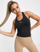 Puma Training Evoknit Seamless Tank Top In Black