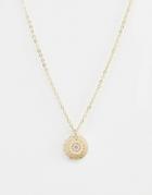 Miss Selfridge Spirit Solar Chakra Necklace - Gold