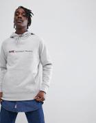 Wood Wood Raffi Hoodie With Logo In Gray - Gray