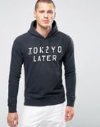 Scotch And Soda Printed Hoodie - Black