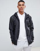 Nicce Lightweight Jacket In Black With Hood - Black