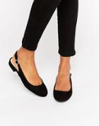 New Look Sling Back Pump - Black