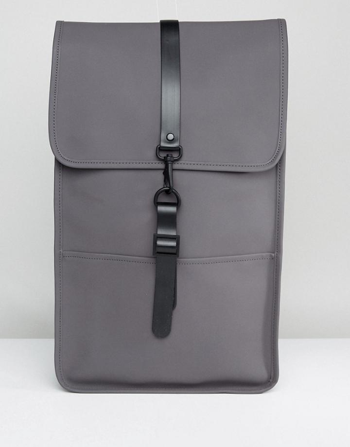 Rains Backpack In Smoke - Gray