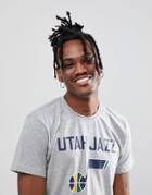 New Era Nba Utah Jazz T-shirt In Gray - Gray