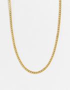 Icon Brand Deposit Stainless Steel Chain Necklace In Gold