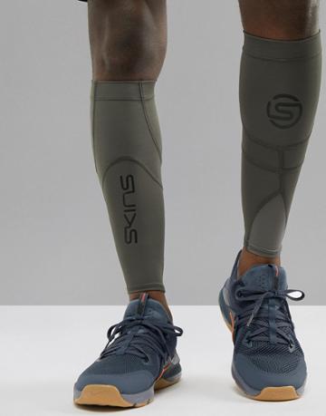 Skins Calf Tights Mx In Green Es00040873006 - Green