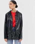 Rains Holographic Waterproof Jacket-black