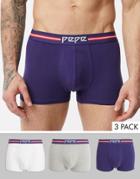 Pepe Jeans Saxon 3 Pack Boxers-multi
