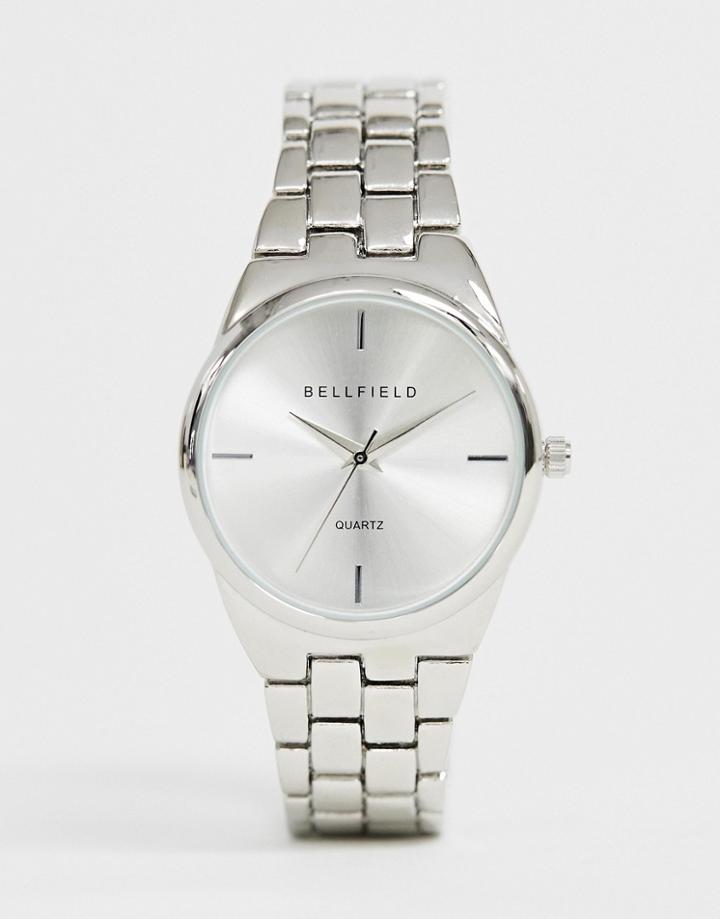 Bellfield Ladies Bracelet Watch In Silver - Silver