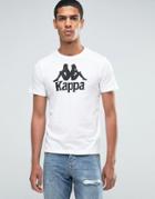Kappa T-shirt With Large Logo - White