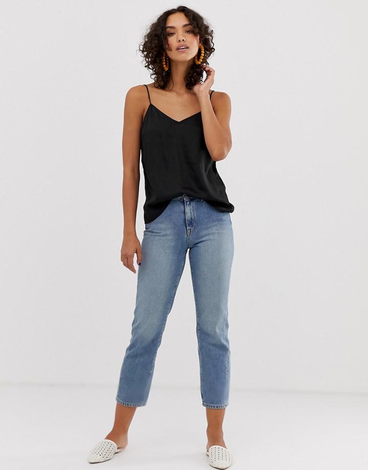 Selected Femme Straight Leg Jeans - Blue