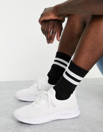 London Rebel X Knitted Runner Sneakers In White