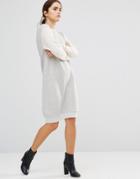 Uncivilised Capricorn Sweatshirt Dress - Cream