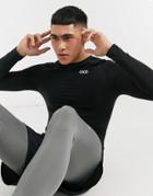 Asos 4505 Baselayer Long Sleeve T-shirt In Recycled Polyester-black