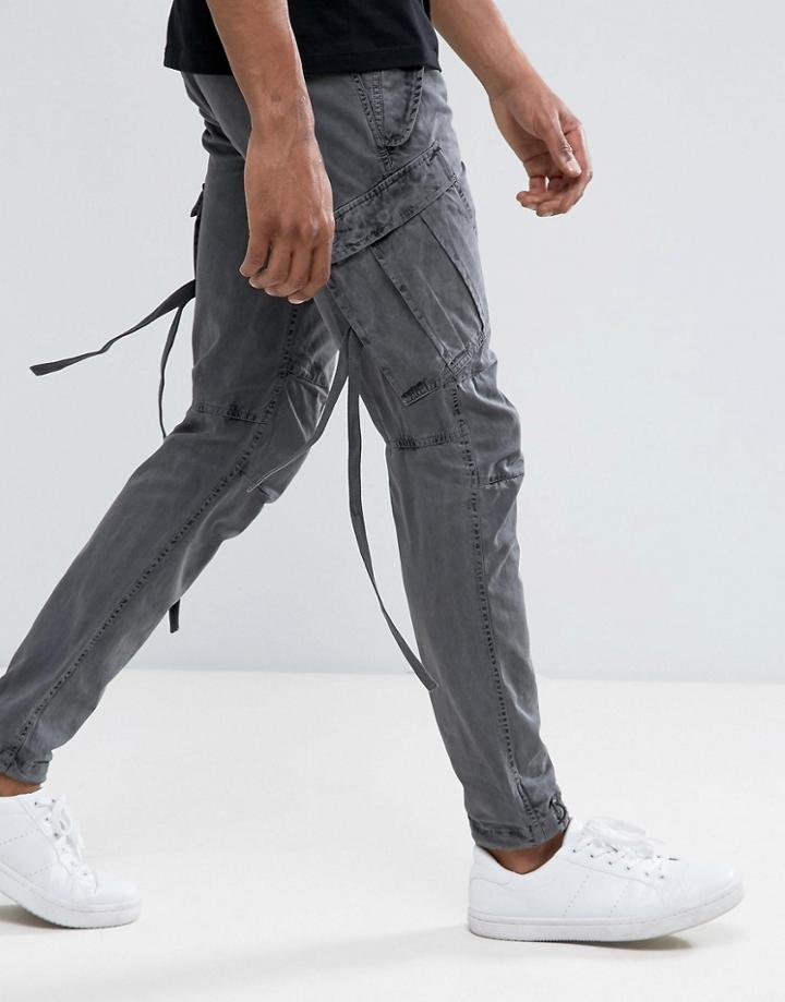 Maharishi M65 Classic Cargo Pants With Removable Ties - Black