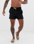 Bellfield Swim Short With Side Stripe - Black