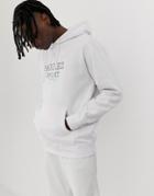 Parlez Trace Hoodie With Embroidered Chest Logo In White - White