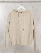New Look Knit Hoodie Set In Oatmeal-neutral