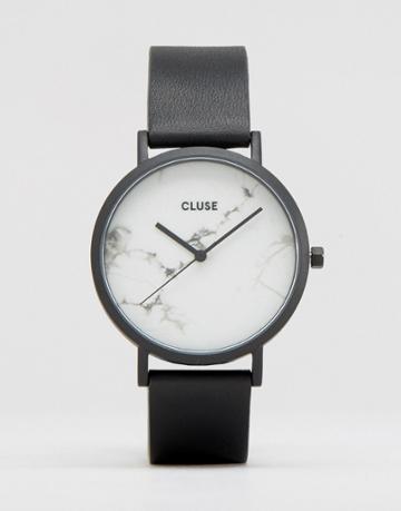 Cluse La Roche Black Marble Watch Cl40002 - Black