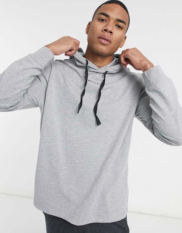 Nicce Loungewear Sofa Hoodie In Gray-grey